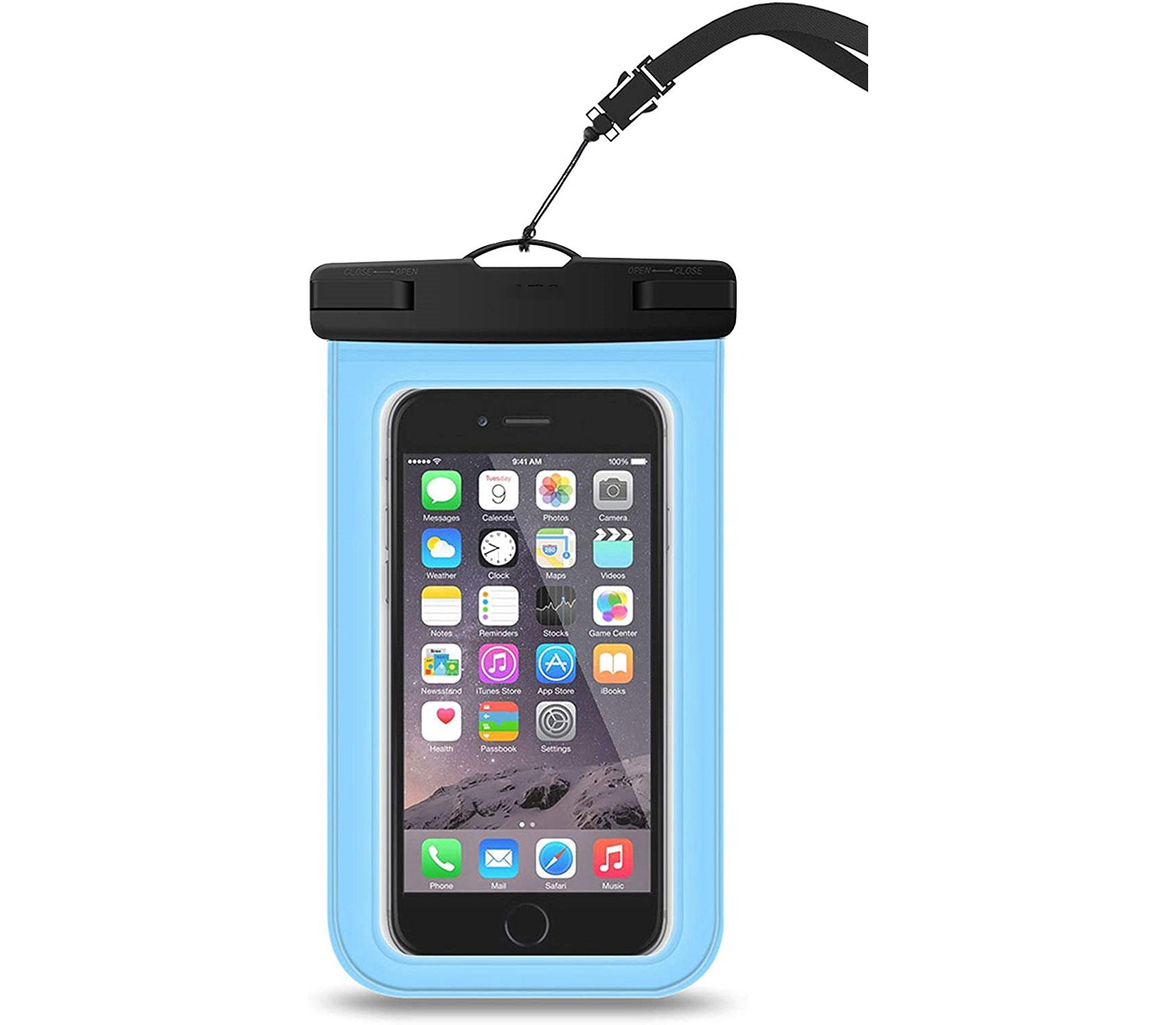 Housse de protection étanche pour sac sec de natation sous-marine pour téléphone de 4,7 à 6,5 pouces Housse de protection étanche pour sac sec de natation sous-marine pour téléphone de 4,7 à 6,5 pouces